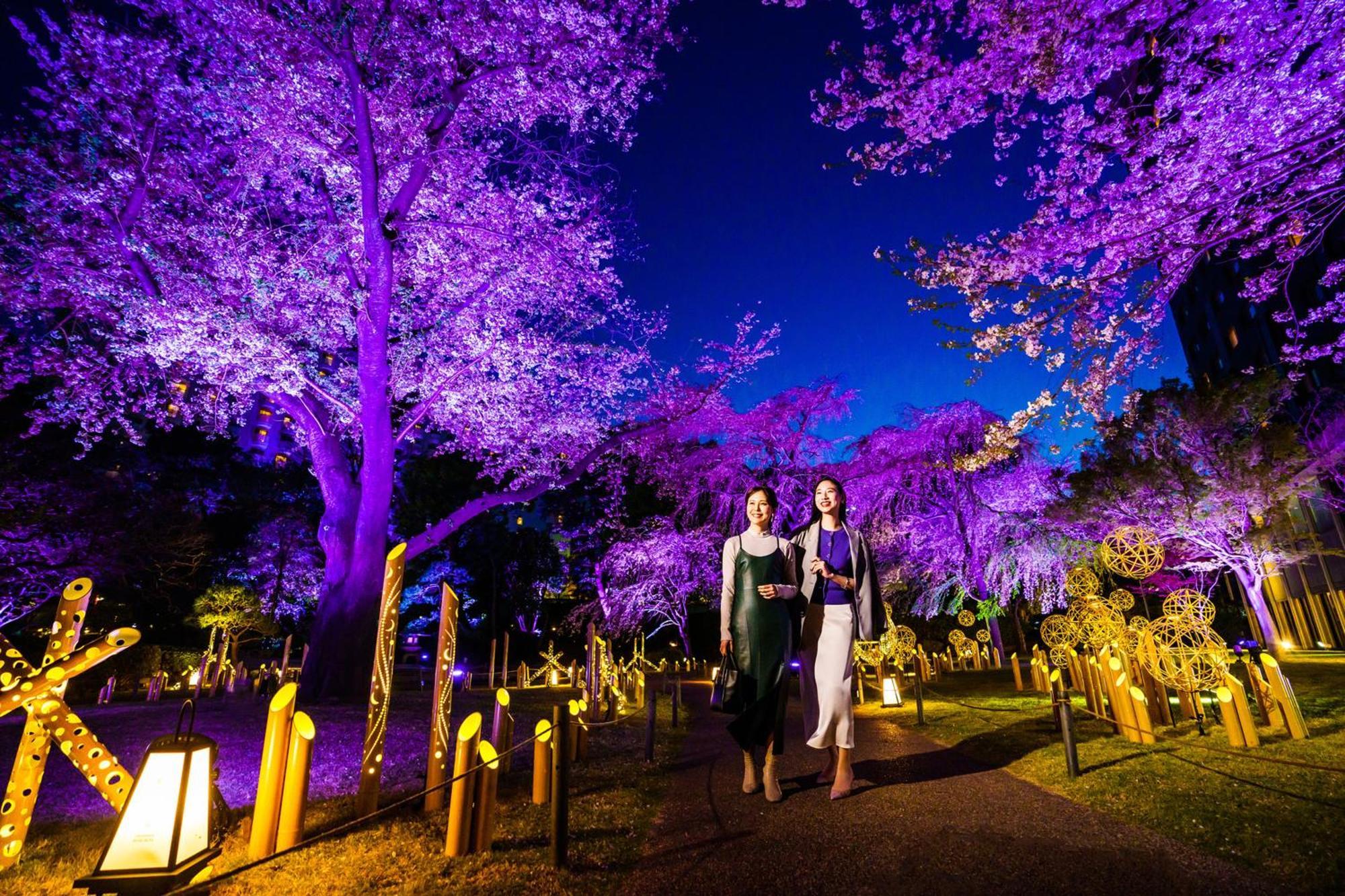Grand Prince Hotel Shin Takanawa Tokyo Luaran gambar Illumination of the park